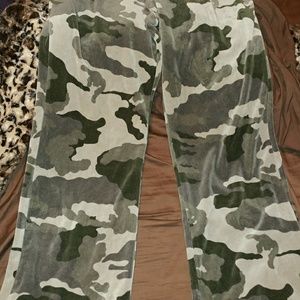NY&Co Velour Camo Pants